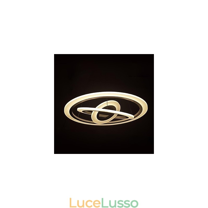 Lampada a sospensione in acrilico moderno e contemporaneo da 75 Watt