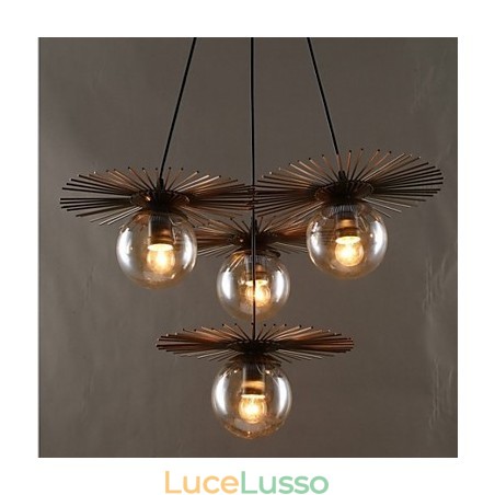 Lampadario in vetro artistico a forma di fagiolo rotondo Lampadario in vetro artistico a forma di fagiolo rotondo