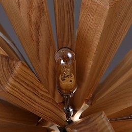 Lampade a sospensione Country Wood Bamboo