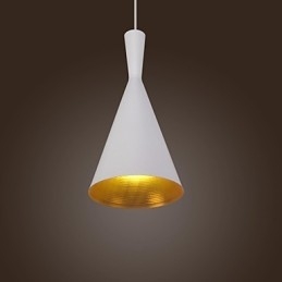 Lampada a sospensione in metallo con pittura country retrò moderna e contemporanea
