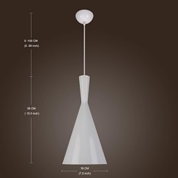 Lampada a sospensione in metallo con pittura country retrò moderna e contemporanea