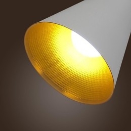 Lampada a sospensione in metallo con pittura country retrò moderna e contemporanea