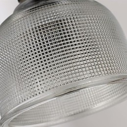 Lampadario nordico in vetro colorato con piccola goccia che restaura i modi antichi