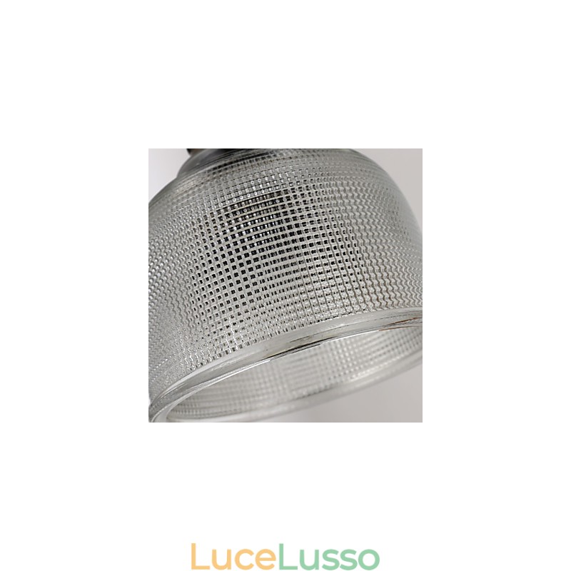 Lampadario nordico in vetro colorato con piccola goccia che restaura i modi antichi