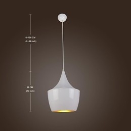 Lampada a sospensione in metallo con pittura country retrò moderna e contemporanea