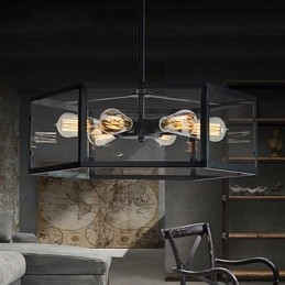 Luci pendenti Mini Style Retro Garage Metallo