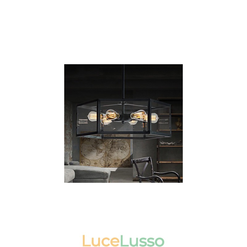 Luci pendenti Mini Style Retro Garage Metallo