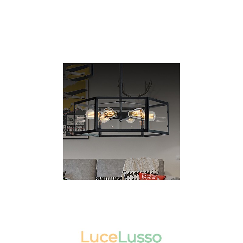 Luci pendenti Mini Style Retro Garage Metallo