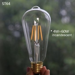 Lampade a sospensione Vintage 3 luci ST64 Lampadine incluse Sistema Up and Down