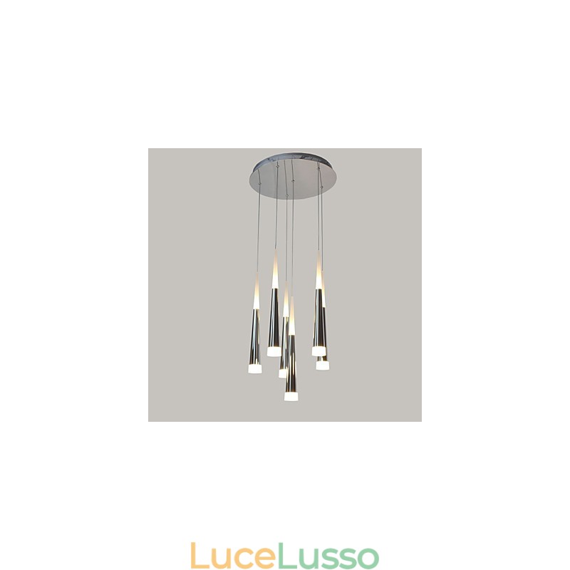 Lampade a sospensione moderne contemporanee in metallo