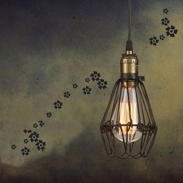 Lampade a sospensione Stile country americano vintage che restaura i modi antichi, piccola gabbia in ferro battuto