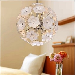 Il negozio Glass Ball Flower Garden scalda il lampadario