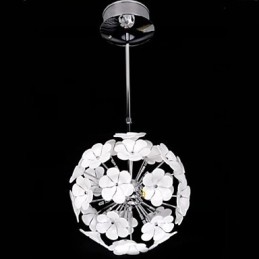 Il negozio Glass Ball Flower Garden scalda il lampadario
