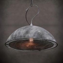 Paralume Lampadario in ferro battuto nero Magazzino industriale Coperchio del bar Paralume Lampadario