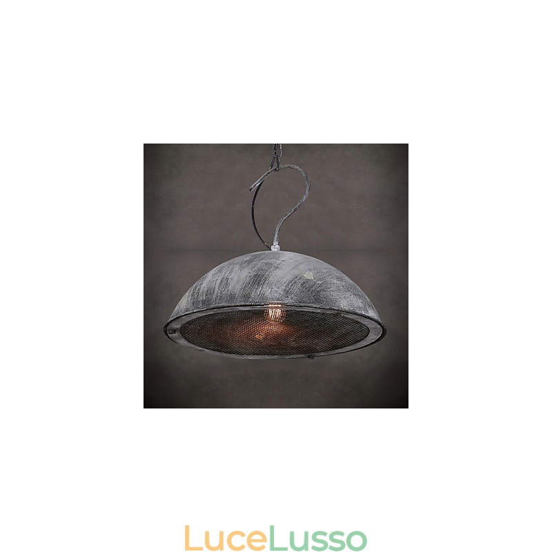 Paralume Lampadario in ferro battuto nero Magazzino industriale Coperchio del bar Paralume Lampadario
