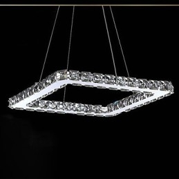 Lampadario moderno contemporaneo in metallo elettroplaccato in cristallo