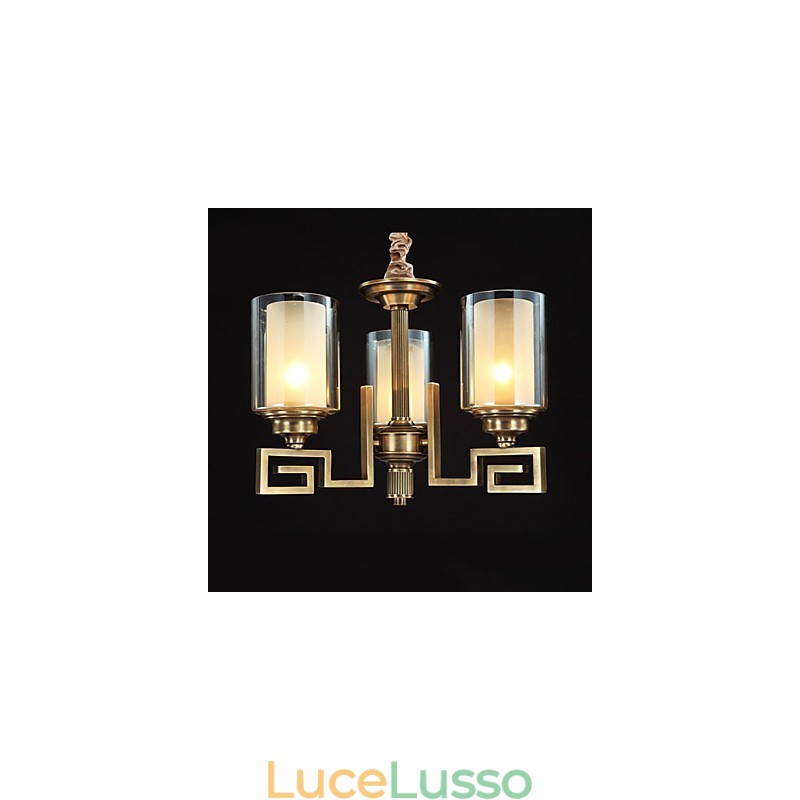 Lampada in stile cinese Lampada in rame Lampada in rame