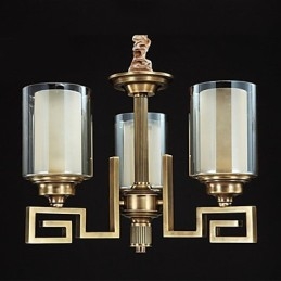 Lampada in stile cinese Lampada in rame Lampada in rame