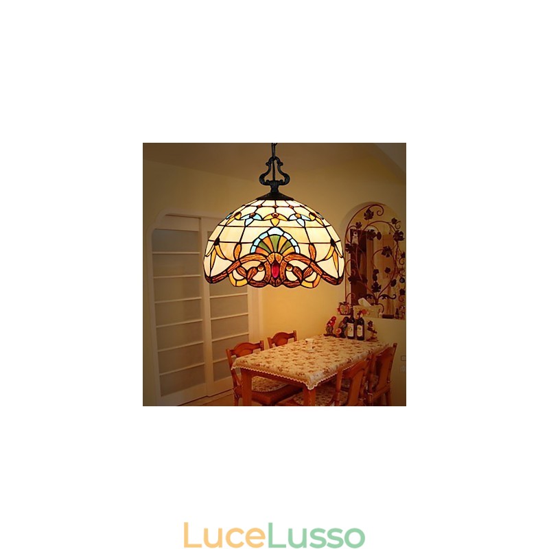 Lampada pastorale europea da 1 metro, piccola goccia in vetro artistico creativo