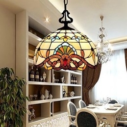 Lampada pastorale europea da 1 metro, piccola goccia in vetro artistico creativo