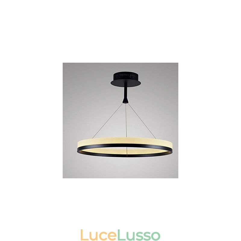 Moderna lampada a sospensione rotonda bianca a 4 luci