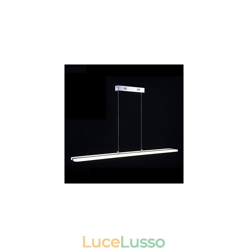 Lampadario a sospensione in acrilico con lampadari