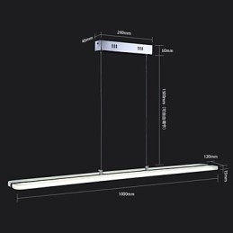 Lampadario a sospensione in acrilico con lampadari