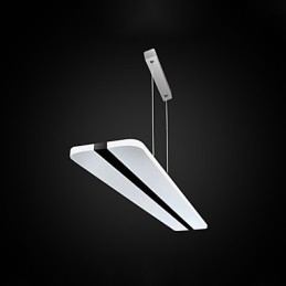 Lampadario a sospensione in acrilico con lampadari