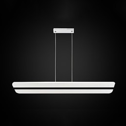 Lampadario a sospensione in acrilico con lampadari