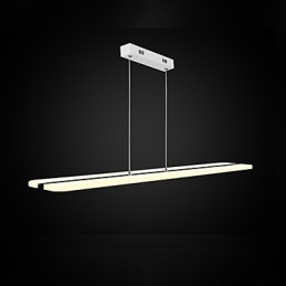 Lampadario a sospensione in acrilico con lampadari