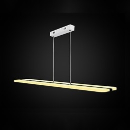Lampadario a sospensione in acrilico con lampadari