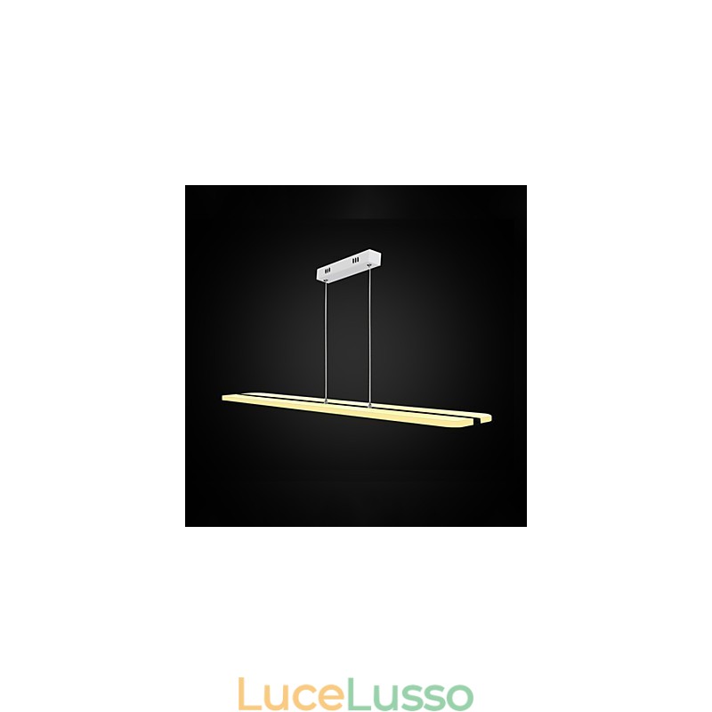 Lampadario a sospensione in acrilico con lampadari
