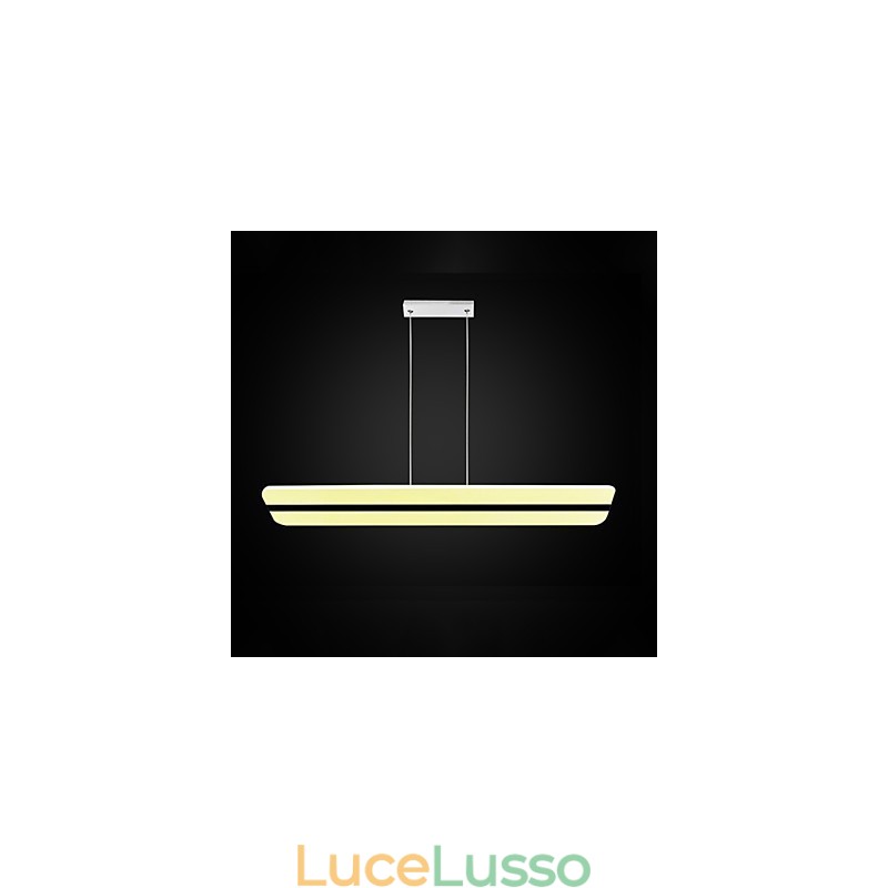 Lampadario a sospensione in acrilico con lampadari