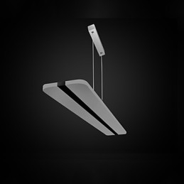 Lampadario a sospensione in acrilico con lampadari
