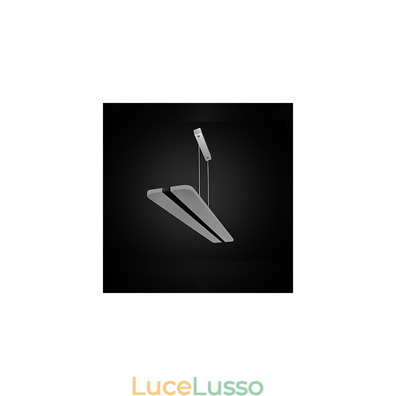 Lampadario a sospensione in acrilico con lampadari