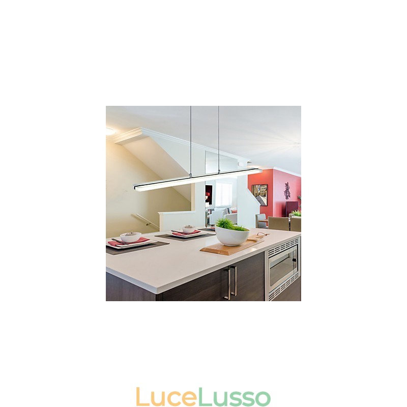 Lampadario a sospensione in acrilico con lampadari