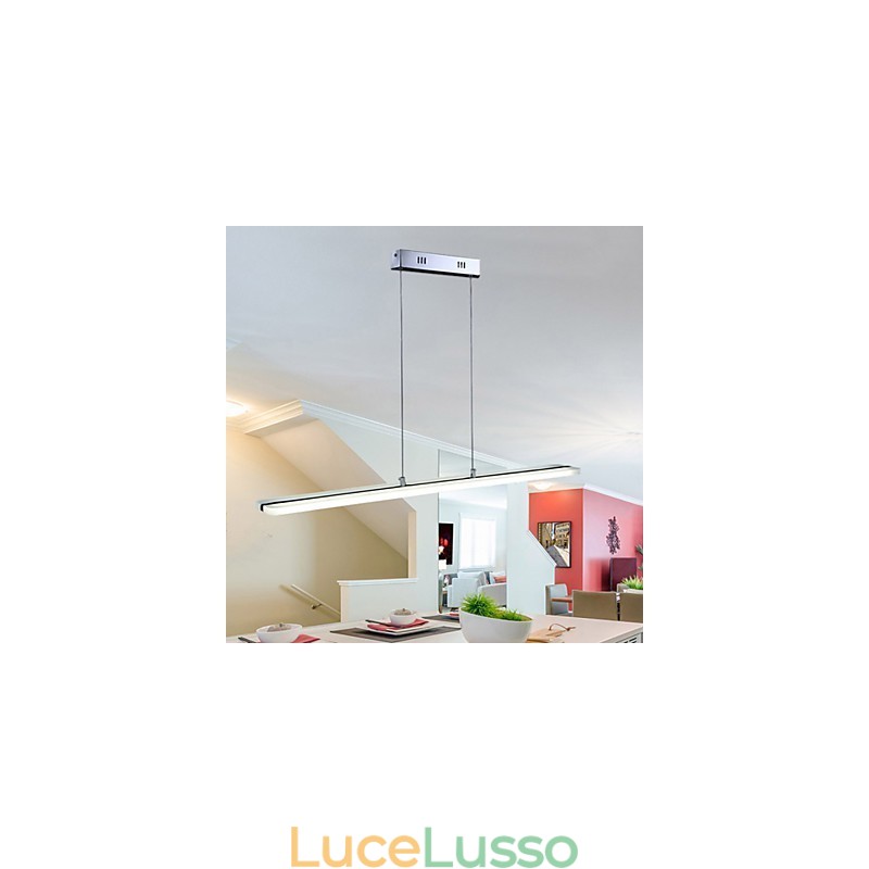 Lampadario a sospensione in acrilico con lampadari