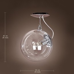Lampada a sospensione moderna contemporanea Globe Mini Style anodizzata