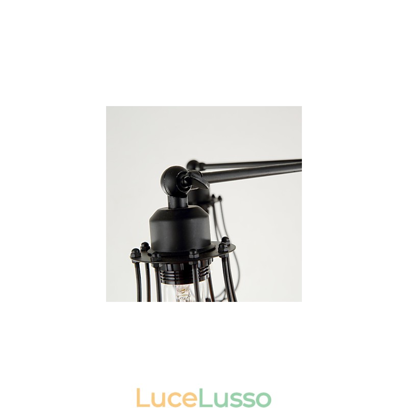 Lampade a sospensione tradizionali classiche rustiche Lodge retrò in metallo 5 luci