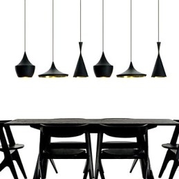 Lampada a sospensione in metallo con pittura in stile mini