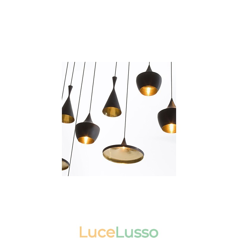 Lampada a sospensione in metallo con pittura in stile mini