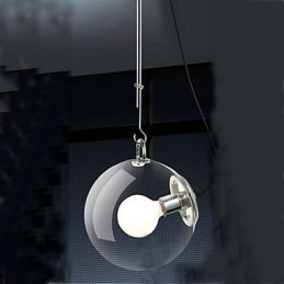 Lampada a sospensione in stile mini globo classico tradizionale
