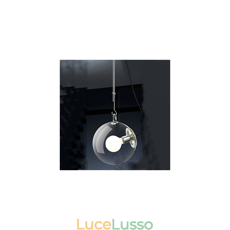 Lampada a sospensione in stile mini globo classico tradizionale