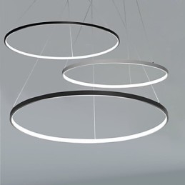 Lampada a sospensione dimmerabile da 80 cm di diametro, design moderno