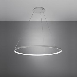 Lampada a sospensione dimmerabile da 80 cm di diametro, design moderno