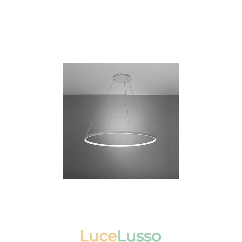 Lampada a sospensione dimmerabile da 80 cm di diametro, design moderno