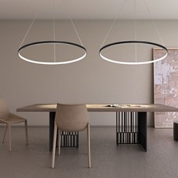 Lampada a sospensione dimmerabile da 80 cm di diametro, design moderno