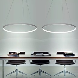 Lampada a sospensione dimmerabile da 80 cm di diametro, design moderno