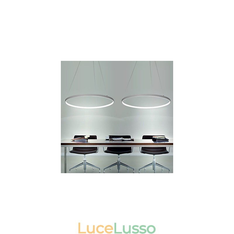 Lampada a sospensione dimmerabile da 80 cm di diametro, design moderno