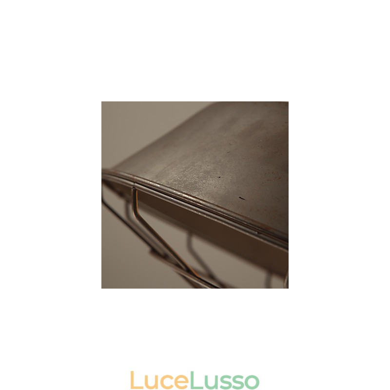 Lampada a sospensione retrò 1 luce Paralume in metallo vecchio Materiale Negozio